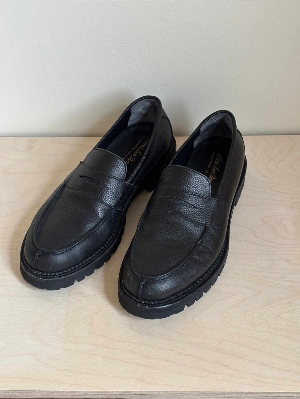 Aimé Leon Dore Crest Loafers in Black US 8